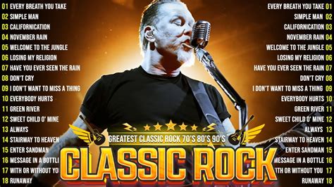 Best Of Classic Rock Songs Of All Timeacdc Bon Jovi Metallica Guns N