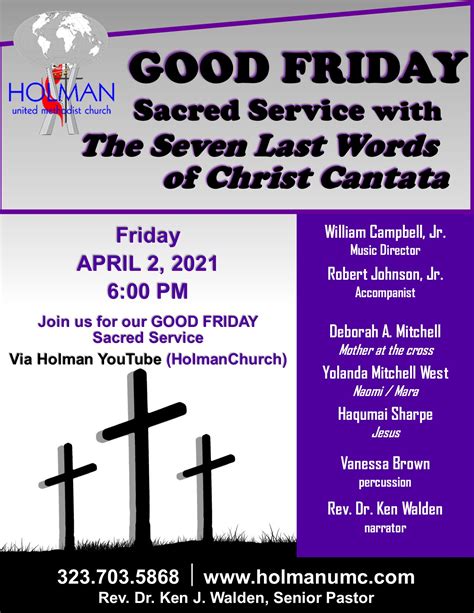 Good Friday Service Flyer