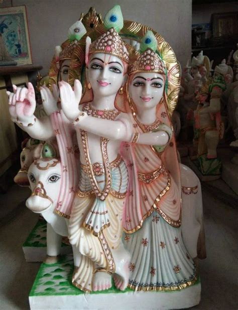 Marble Jugal Radha Krishna Statue Temple At Rs In Alwar Id