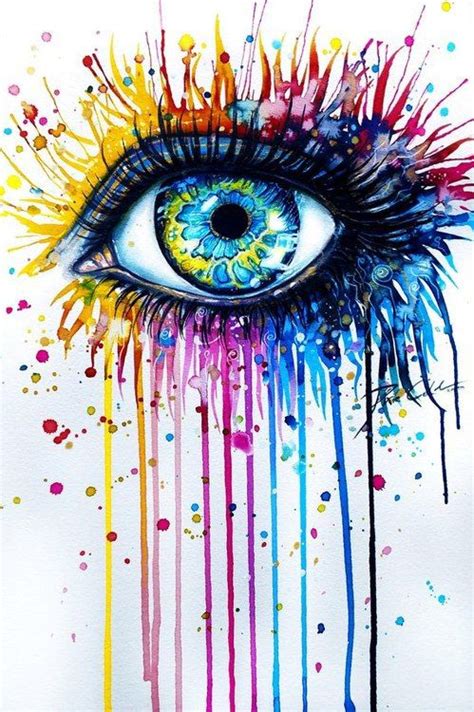 Ink Drip Love Arte Pop Eye Art Art Amour Painting And Drawing Eye Drawing Drawing Faces