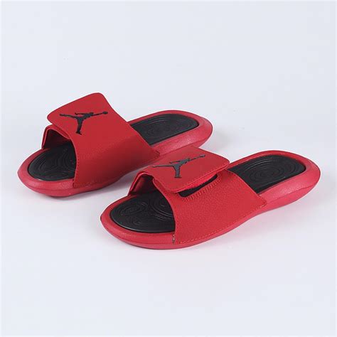 Jordan Sandals Red Black Oem Lazada Ph