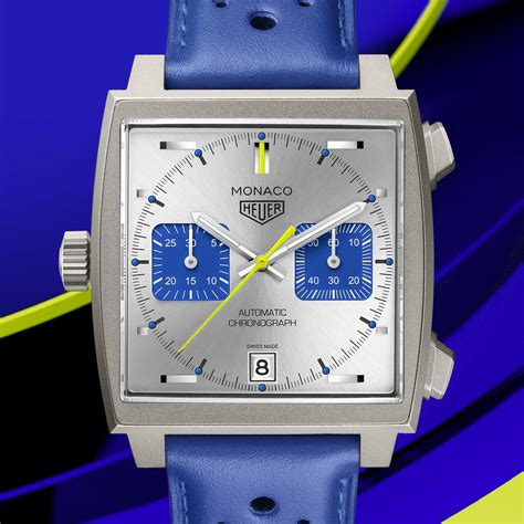 Introducing The New TAG Heuer Monaco Chronograph Racing Blue Calibre 11