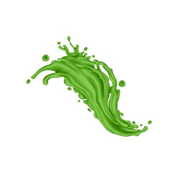 Green Juice Splash On A White Background Splatter, Beverage, Shake ...