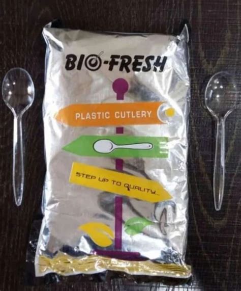 Inch Bio Fresh Disposable Plastic Spoon At Rs Pack Disposable