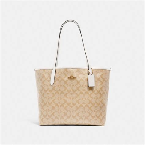 Coach Outlet® City Tote In Signature Canvas