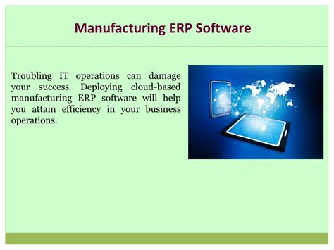 Ppt Top Manufacturing Erp Software Powerpoint Presentation Free