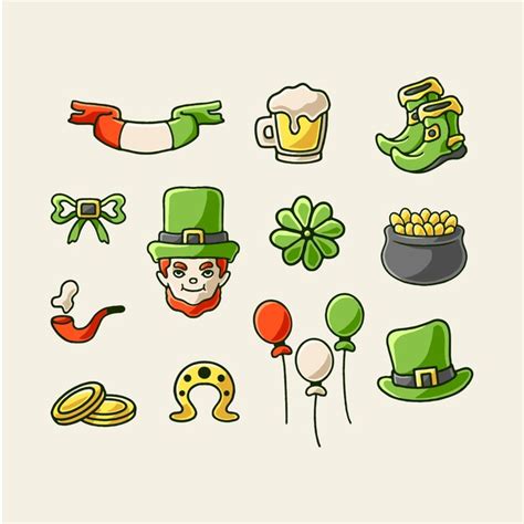 Premium Vector Saint Patricks Day Iconic Vectors