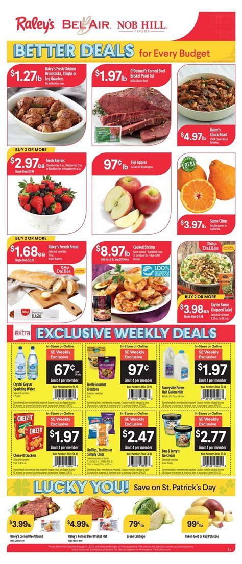 Raley S Supermarkets Weekly Ad Mar Mar