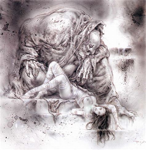 Rule 34 Female Human Luis Royo Male Monster Ogre Size Difference Straight The Blue Prince