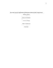 Pros and Cons of Legalization of Marijuana Debate in the United States ...