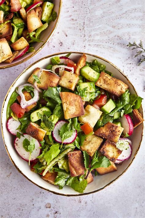 Lebanese Fattoush Salad Food Dolls