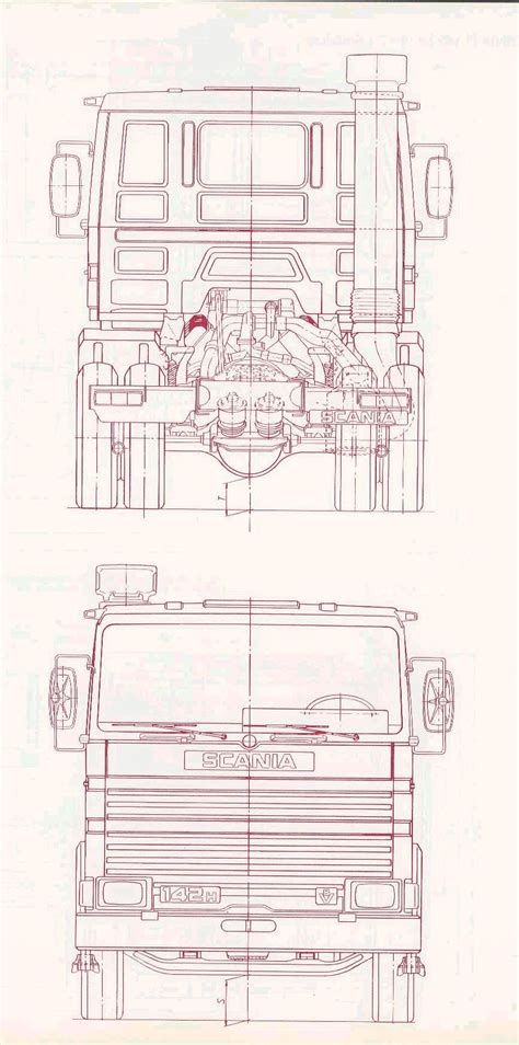 Scania R142h Blueprint Peterbilt 359 Kenworth W900 Car Brands Logos