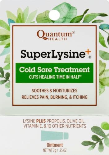 Quantum Super Lysine Plus Cold Sore Treatment Pk Oz Kroger