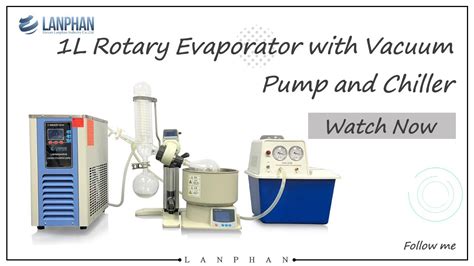 Rotary Evaporator 1l With Vacuum Pump And Chiller Youtube