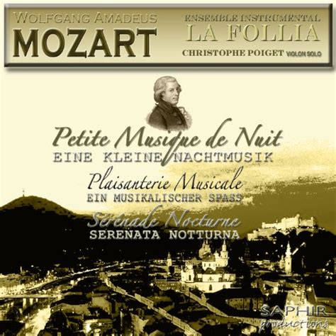 Amazon Mozart Petite Musique De Nuit Plaisanterie Musicale