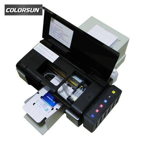 High Efficiency Dye Sublimation Pvc Id Card Tray For Epson L Printer