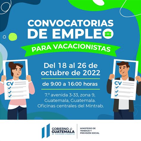 Mintrab On Twitter Aplica A La Convocatoria De Empleo Para