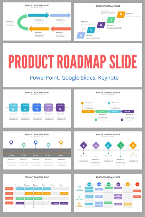 Product Roadmap Slides 20 Best Infographic Design Templates