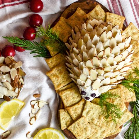 How to make a Hedgehog Cheese ball - Red Cottage Chronicles