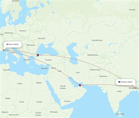 Flights From Dhaka To Nice DAC To NCE Flight Routes