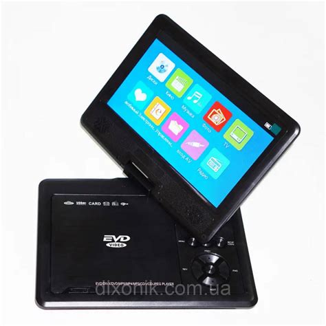 Портативный DVD Плеер Opera 9,8" USB Автомобильный Раскладной Двд с Юсб ...