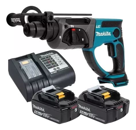 Martelete Makita Rotativo Rompedor 2 Bateria 18v 5ah Dhr202z