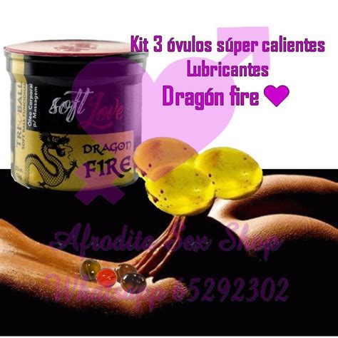 Óvulos súper calientes Lubricantes Dragón fire Afrodita Sex Bolivia