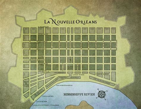 Nova Orleans Quarto Francês Em Louisiana No Centro Da Cidade Riverbend