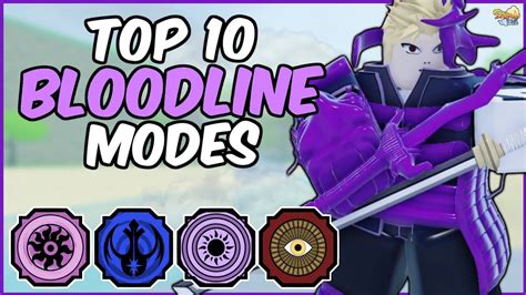 Top 10 BEST Bloodline Modes In Shindo Life Shindo Life Bloodline Tier