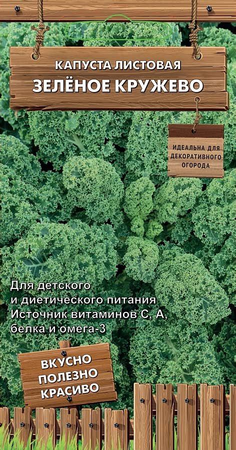 Капуста листовая Зеленое кружево (А) 794730 арт. УТ-00011957 – купить в ...