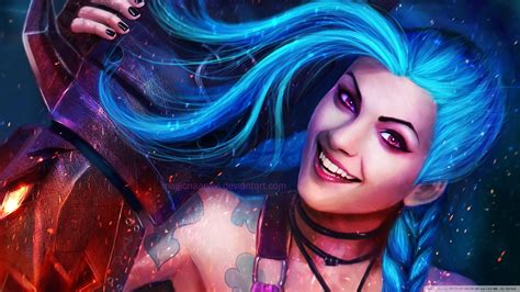 Jinx League Of Legends Wallpaper HD 1920x1080 League Of Legends