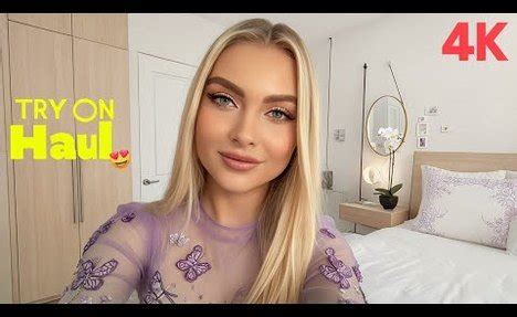 4k Transparent Try On Haul Try On Haul See Everything I Thong Bikini Try On See Through