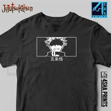 HOT Áo Phông GOJO SATORU Jujutsu Kaisen mẫu mới cực chât Shopee Việt Nam