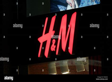 NOVEMBER 2013 - BERLIN: brands: the logo of the clothing company "H and ...