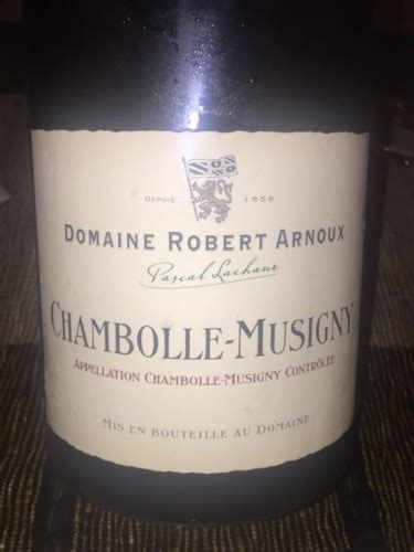 Pascal Lachaux Domaine Robert Arnoux Chambolle Musigny Vivino US