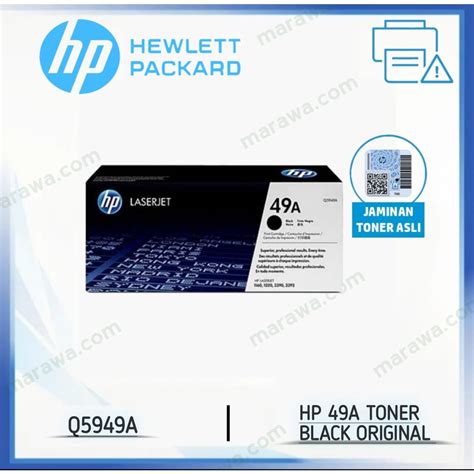 Jual Toner HP Laserjet 49A Black Original Cartridge (Q5949A) | Shopee ...