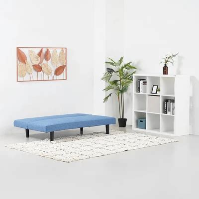 Jual Informa Daphnie Oakland Sofa Bed Fabric Biru Terbaru Ruparupa