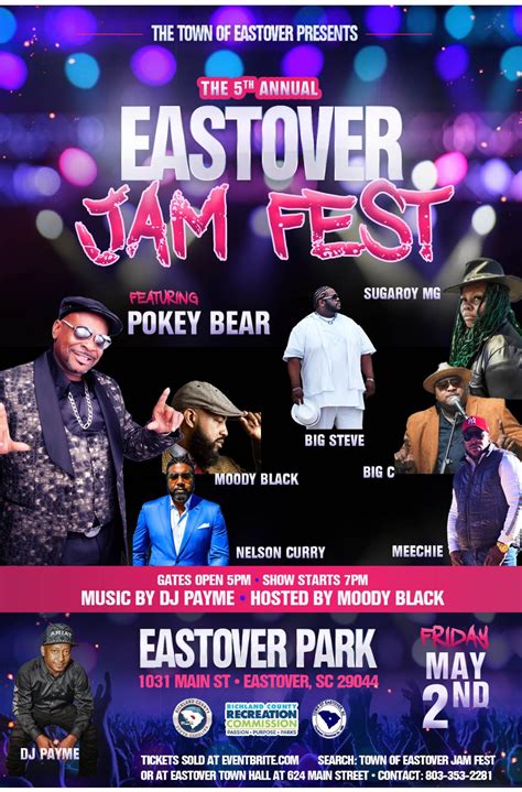 Town of Eastover 5th Annual Jam Fest this Friday!