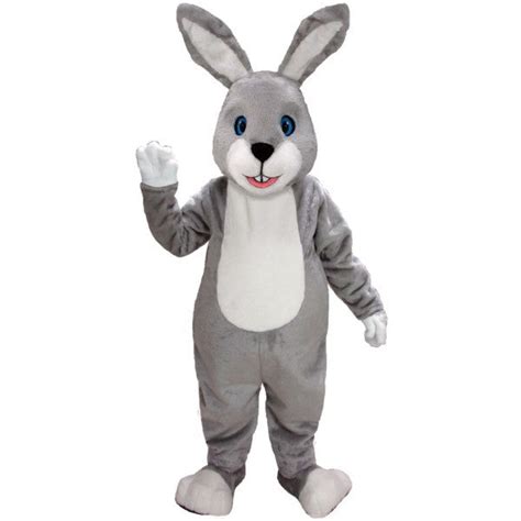 Grey Bunny Lightweight Mascot Costume - Starcostumes