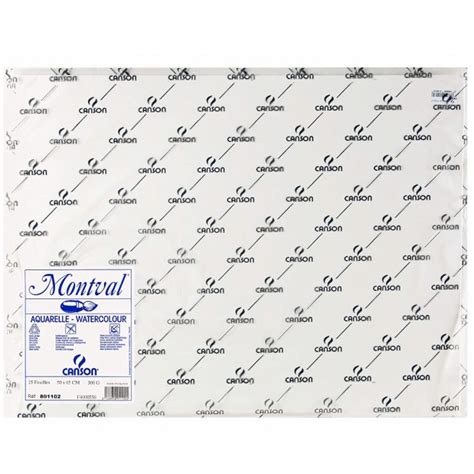 Canson Montval Sheet 50 X 65 Cm