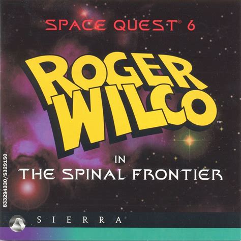 Space Quest Roger Wilco In The Spinal Frontier Dos Box Cover