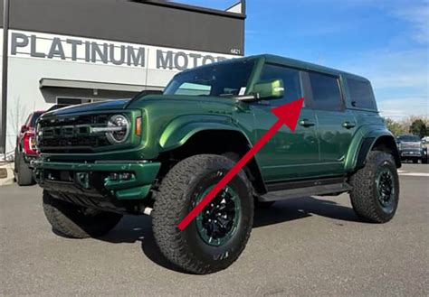 Eruption Green Bronco Raptor Erupts Matching Paint All Over Hard Top