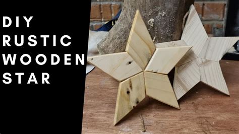 How To Make A Rustic Wooden Star From Scrapwood Youtube