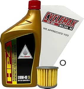 Amazon Cyclemax Semi Synthetic Oil Change Kit Fits Honda