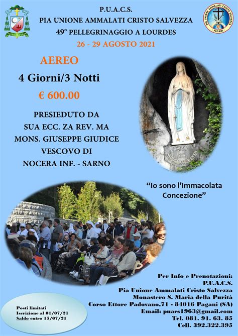 Lourdes 2021 Il Pellegrinaggio Diocesi Nocera Inferiore Sarno