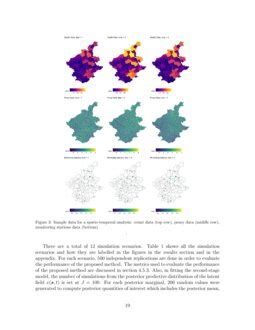 Data Fusion In A Two Stage Spatio Temporal Model Using The INLA SPDE