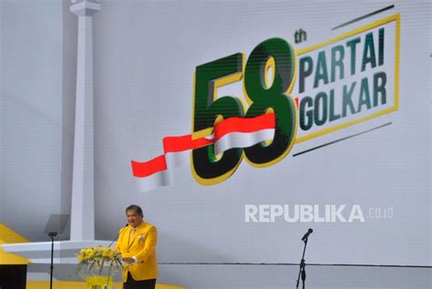 Elektabilitas Golkar Nomor Tiga Lembaga Survei Airlangga Harusnya