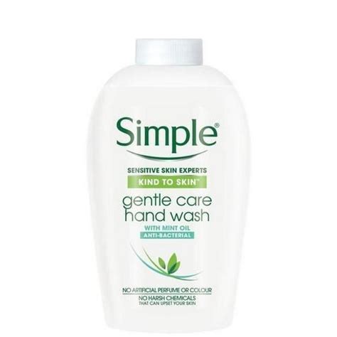 Sapun Lichid Cu Ulei Natural De Menta Simple Kind To Skin Gentle Care