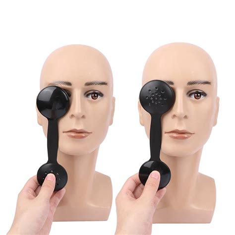 1PCS Double Head Eye Occluder Block Plate Eye Occluder Handheld Plastic