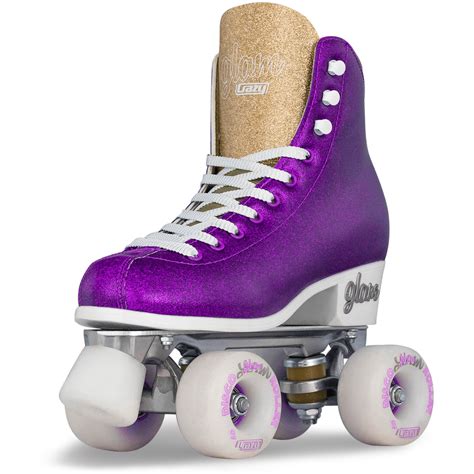 Crazy Skates Glam Roller Skates for Women and Girls - Dazzling Glitter Sparkle Quad Skates ...